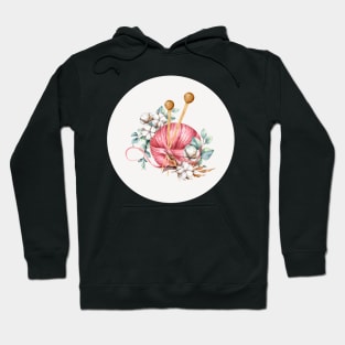 flowers and yarn Hoodie